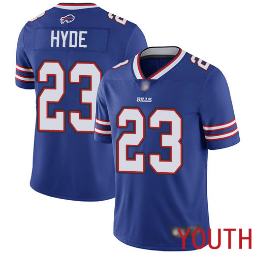 Youth Buffalo Bills #23 Micah Hyde Royal Blue Team Color Vapor Untouchable Limited Player NFL Jersey